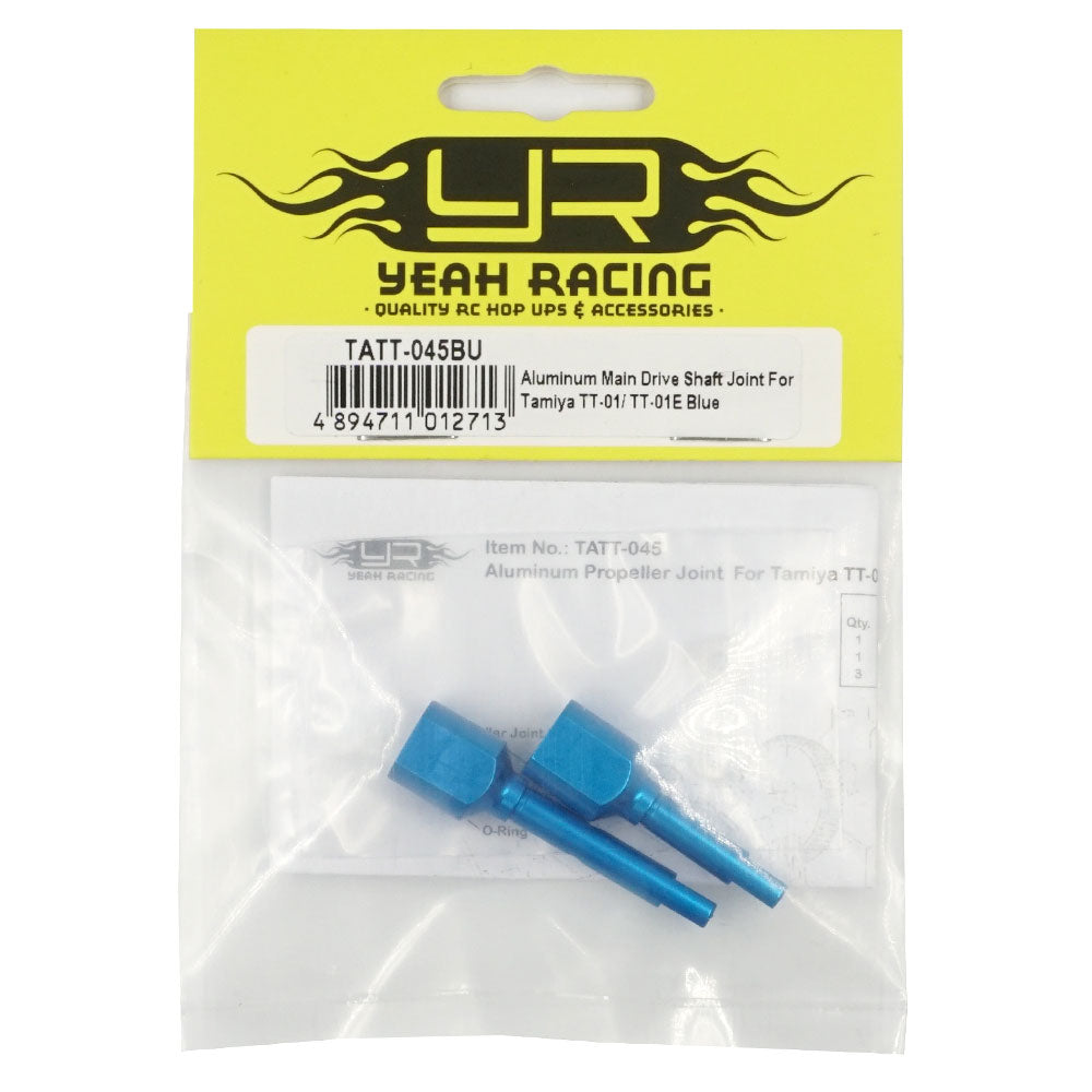 Yeah Racing Aluminum Main Drive Shaft Joint For Tamiya TT-01 / TT-01E Blue