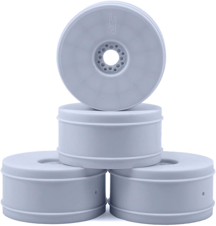 J Concepts Mono - 1/8th Buggy Wheel - 83mm - White - 4pc
