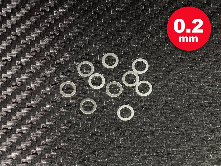 6x8 SHIM SET (0.1, 0.2, 0.3mm 10pcs each)
