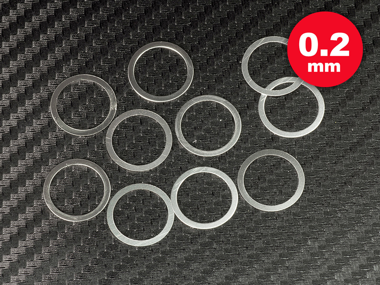 Infinity 12x15 SHIM SET (0.1, 0.2, 0.3mm 10pcs each)