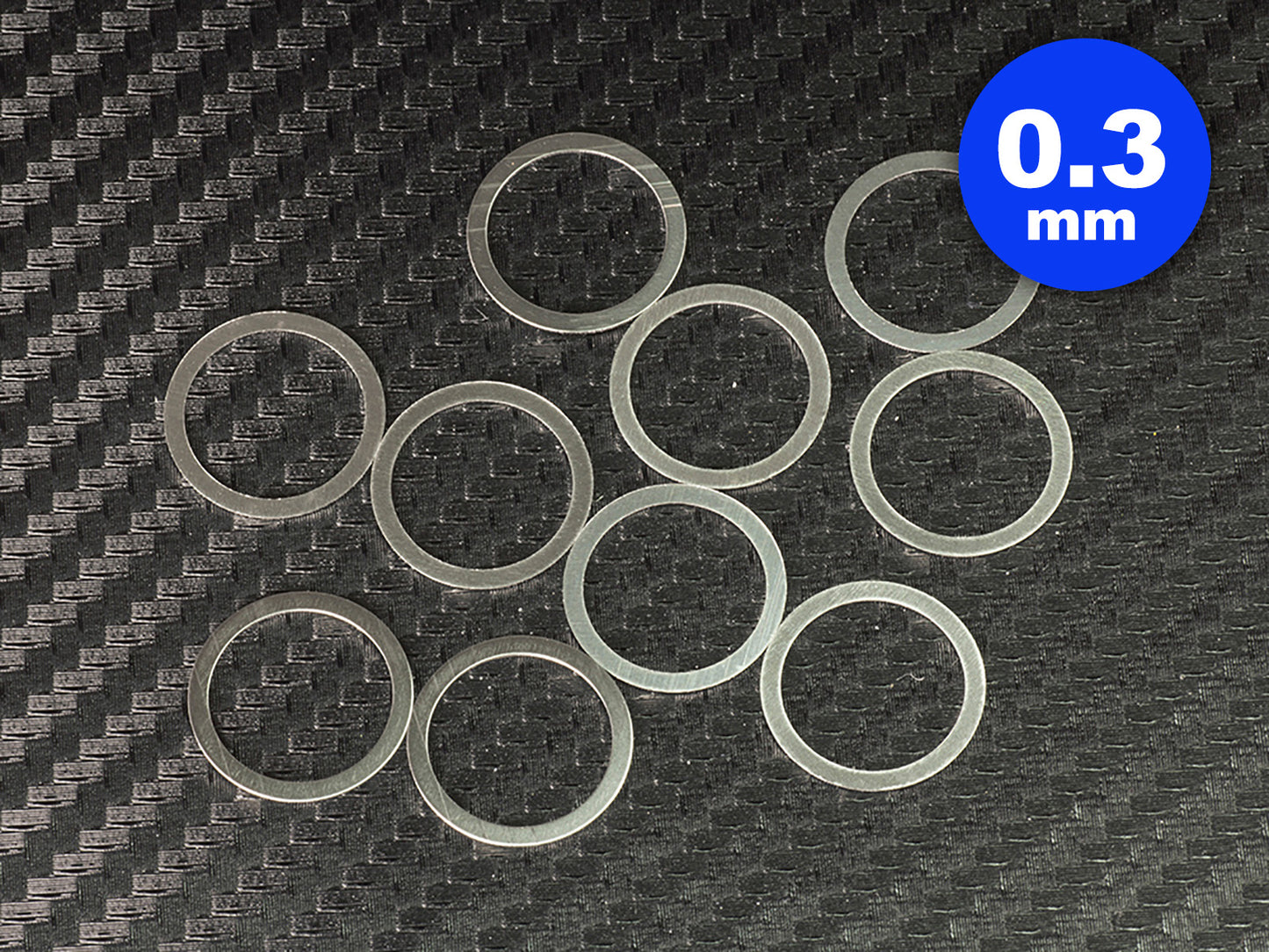 Infinity 12x15 SHIM SET (0.1, 0.2, 0.3mm 10pcs each)