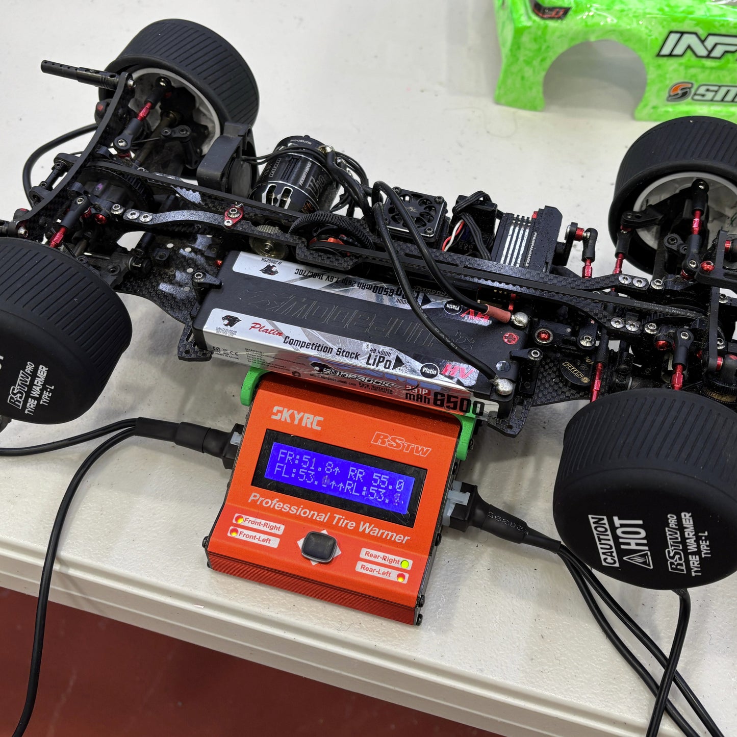 LIGHTYEAR 1/10th EP Tire Warmer Mount Set