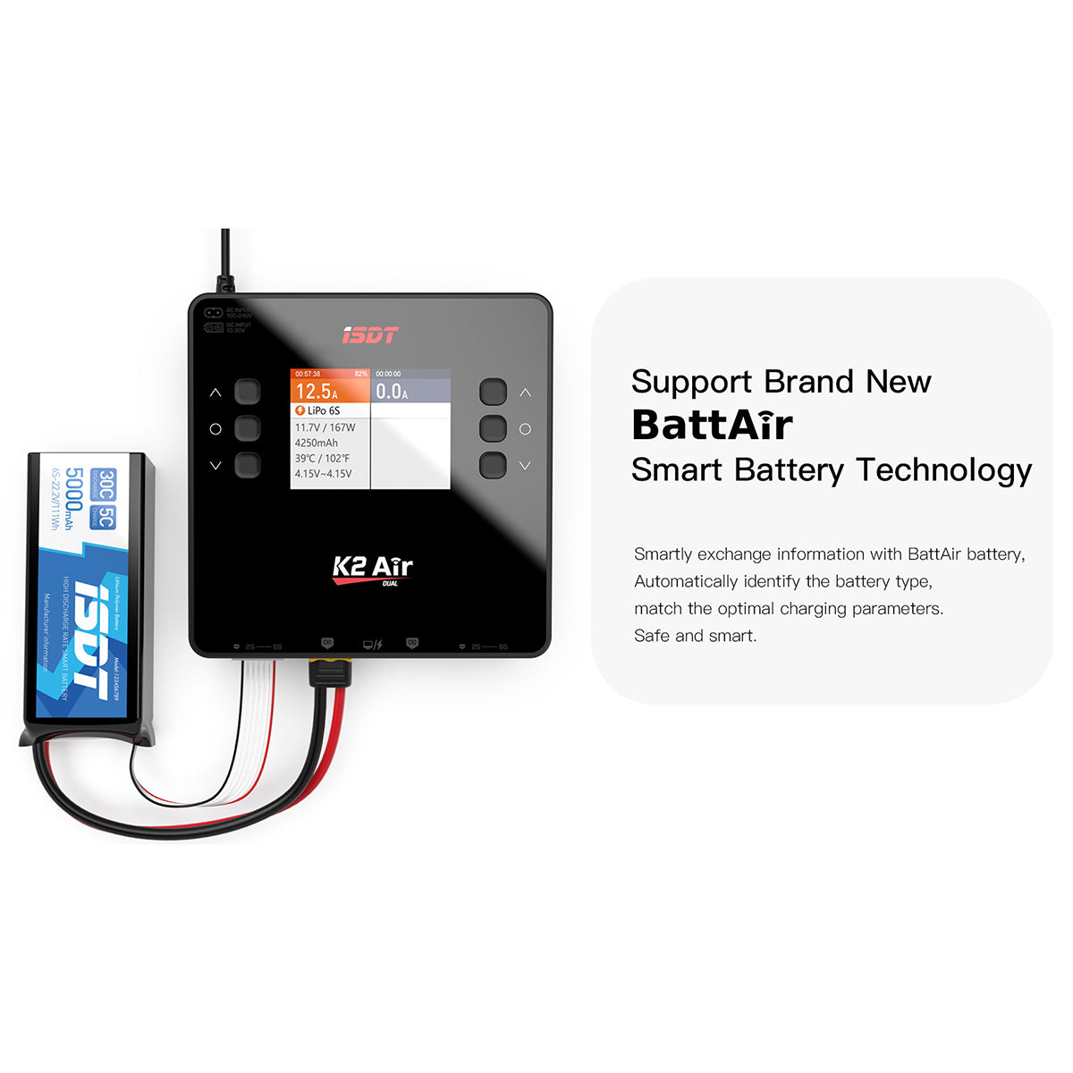 ISDT K2 Air Dual Charger