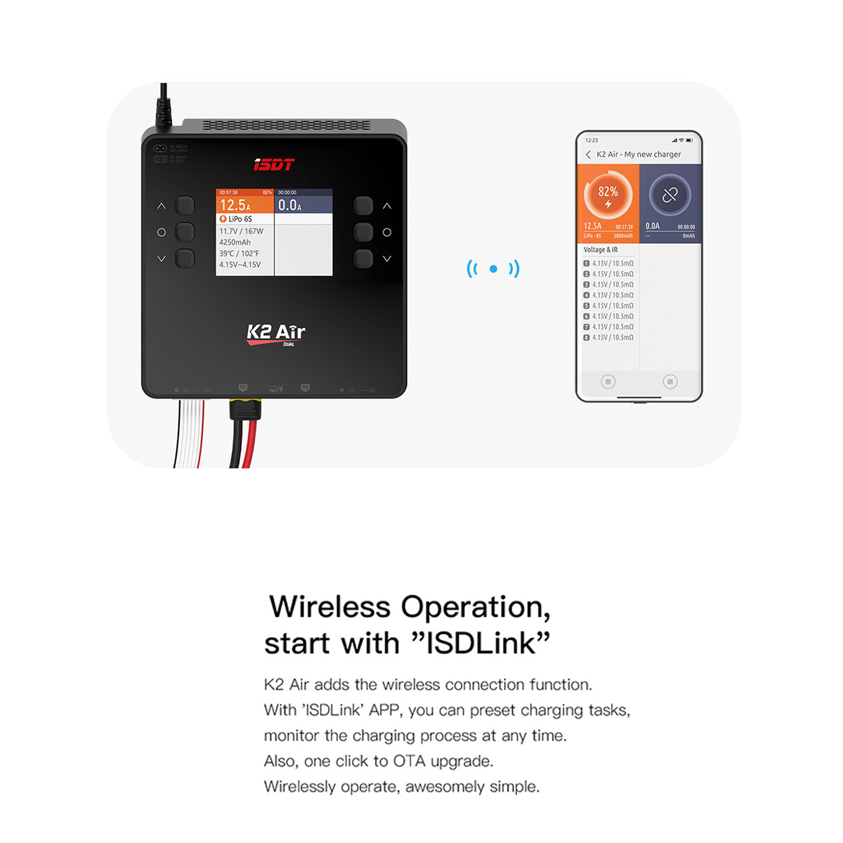 ISDT K2 Air Dual Charger