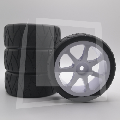 Rush VR3 24X Radial SevenSpoke White Rim