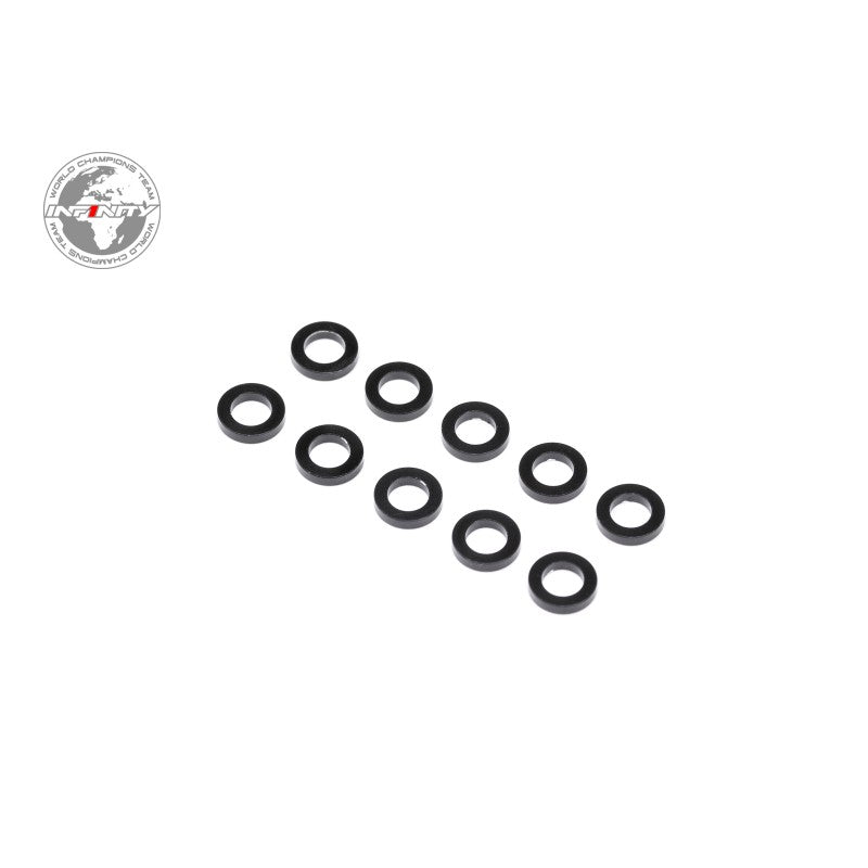 ALUMINUM WASHER 3x5x1.0mm (Black/10pcs)