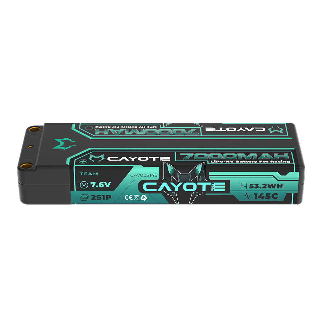 CAYOTE Racing 7000mAh 2S LiPo Battery 7,6V 145C 274g