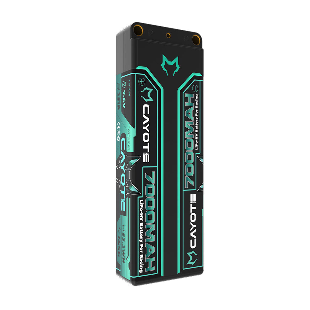 CAYOTE Racing 7000mAh 2S LiPo Battery 7,6V 145C 274g