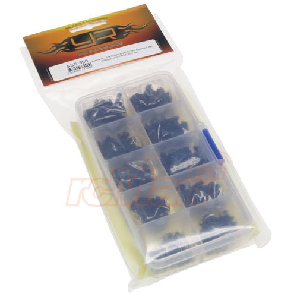 10.9 Grade Carbon Steel Screw Assorted Set (300pcs) with FREE Mini box