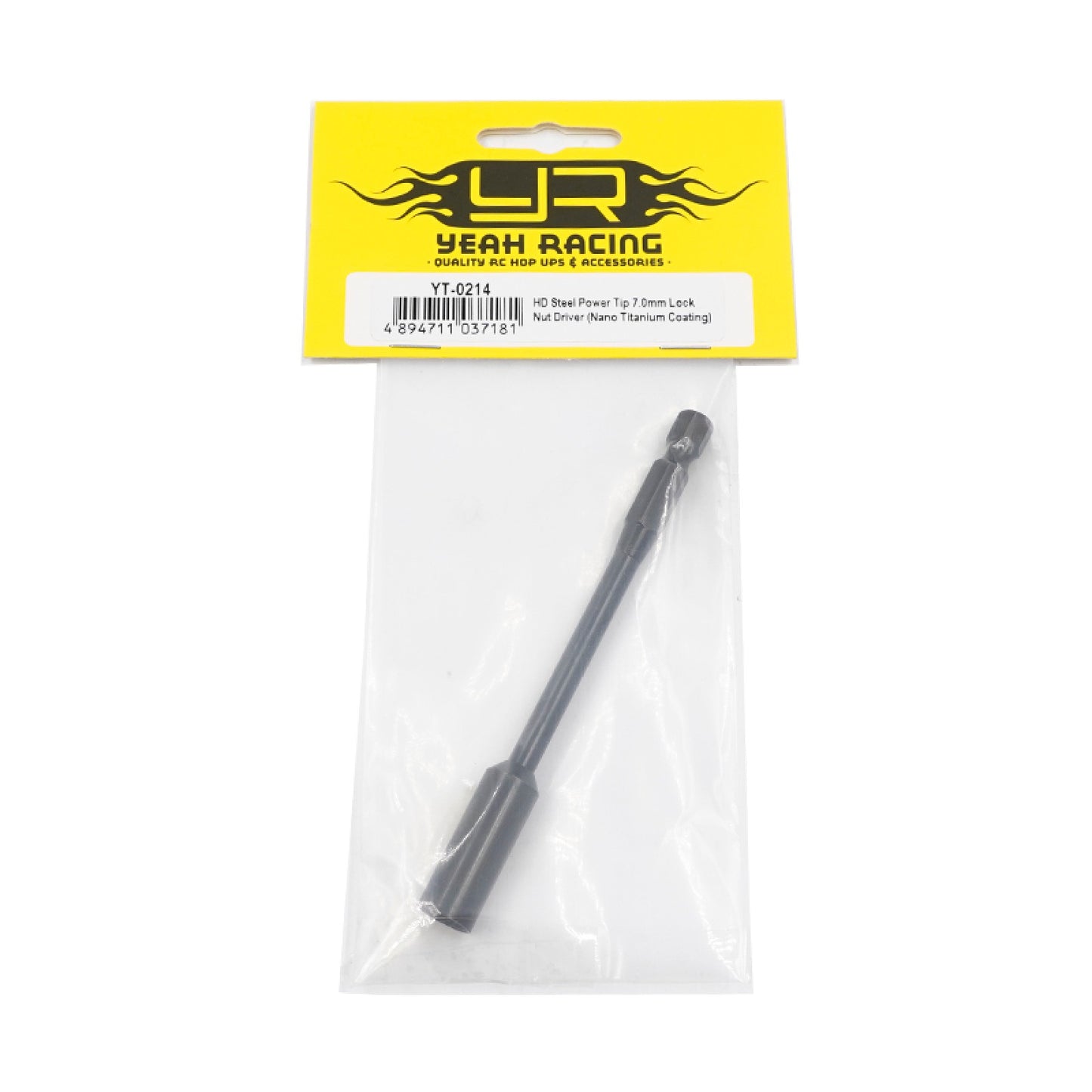 HD Steel Power Tip 7.0mm Lock Nut Driver (Nano Titanium Coating)