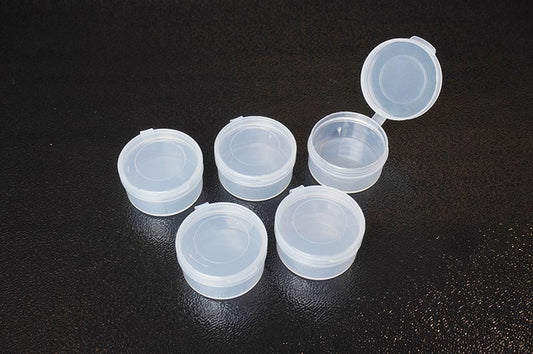 Koswork Clear Round Container (w/lid, ID 29mm, H15mm) (5pcs)