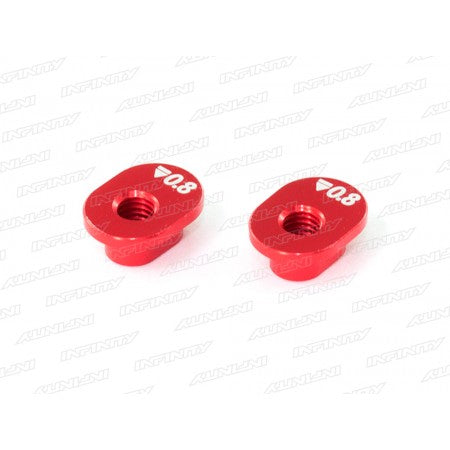 Infinity Aluminum Shock Mount Bushing 0.8mm (2pcs)