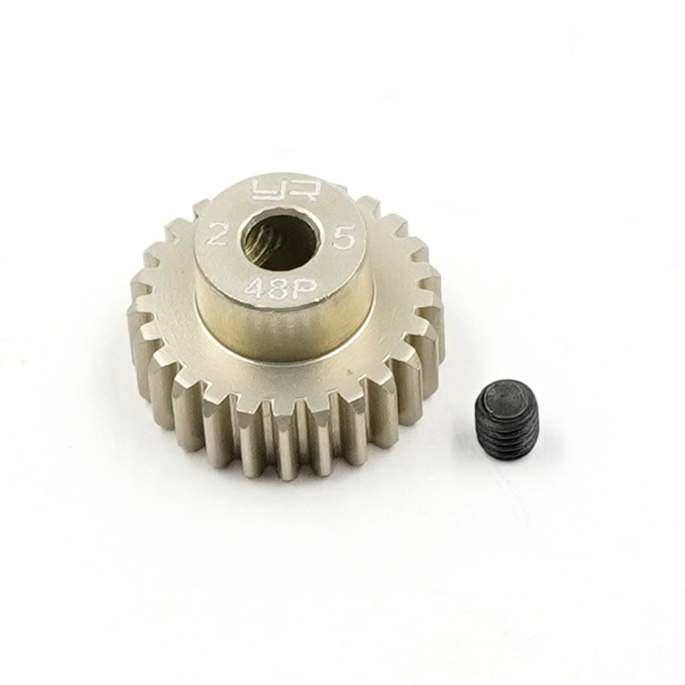 Pinion Gear 48P 25T Aluminum 7075 Hard Coated - Yeah Racing