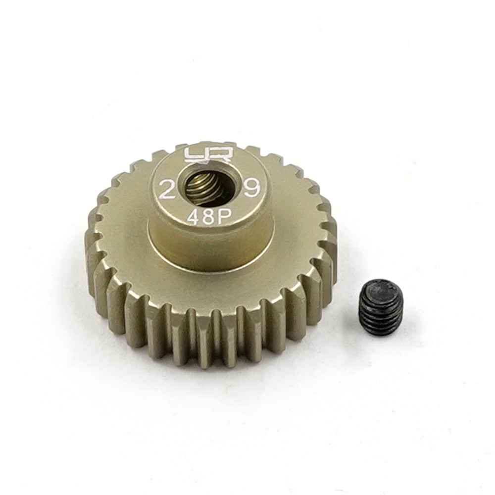 Pinion Gear 48P 29T Aluminum 7075 Hard Coated - Yeah Racing