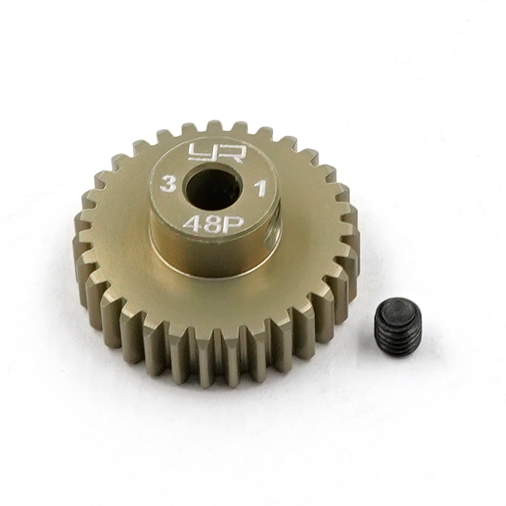 Pinion Gear 48P 31T Aluminum 7075 Hard Coated - Yeah Racing