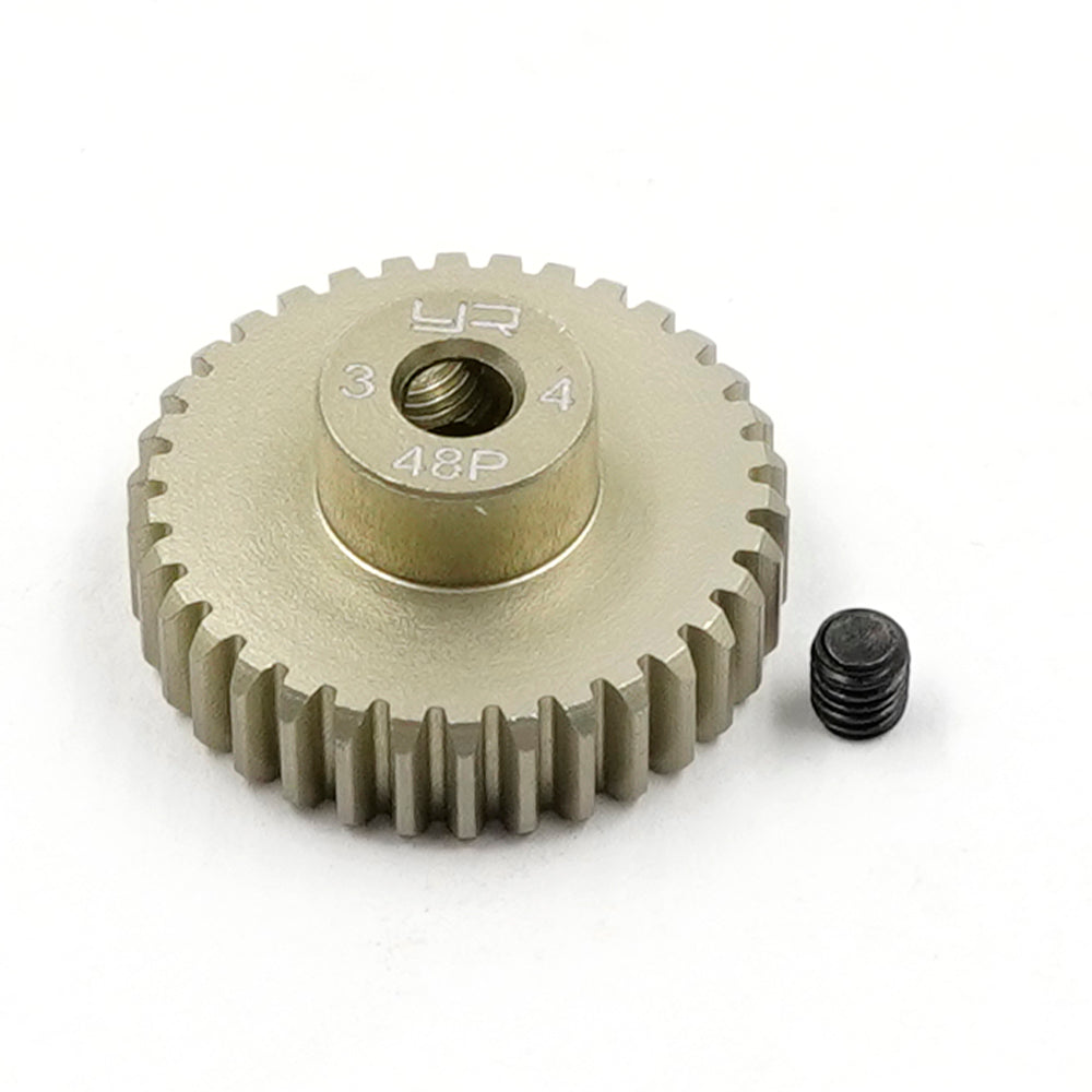 Pinion Gear 48P 34T Aluminum 7075 Hard Coated - Yeah Racing