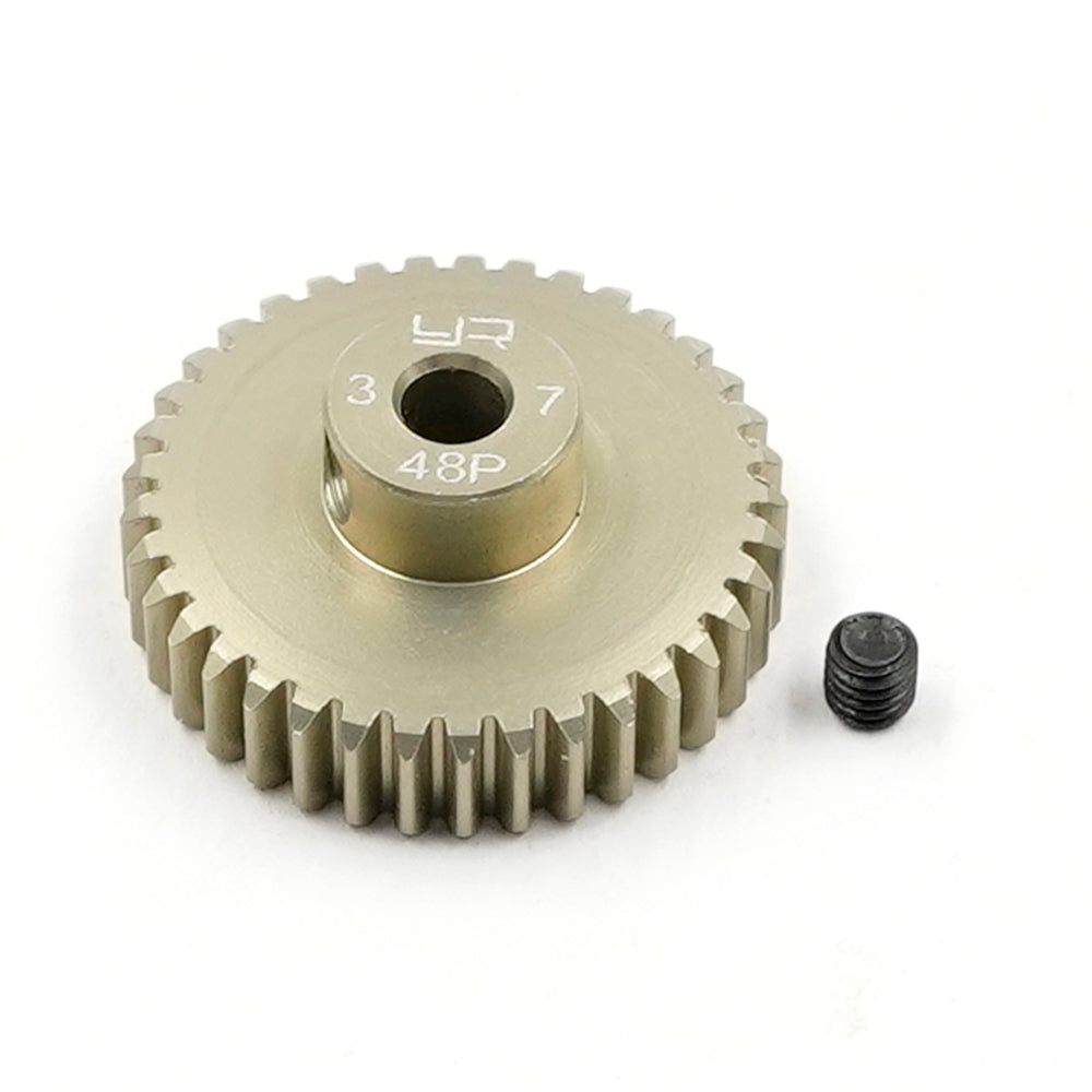 Pinion Gear 48P 37T Aluminum 7075 Hard Coated - Yeah Racing