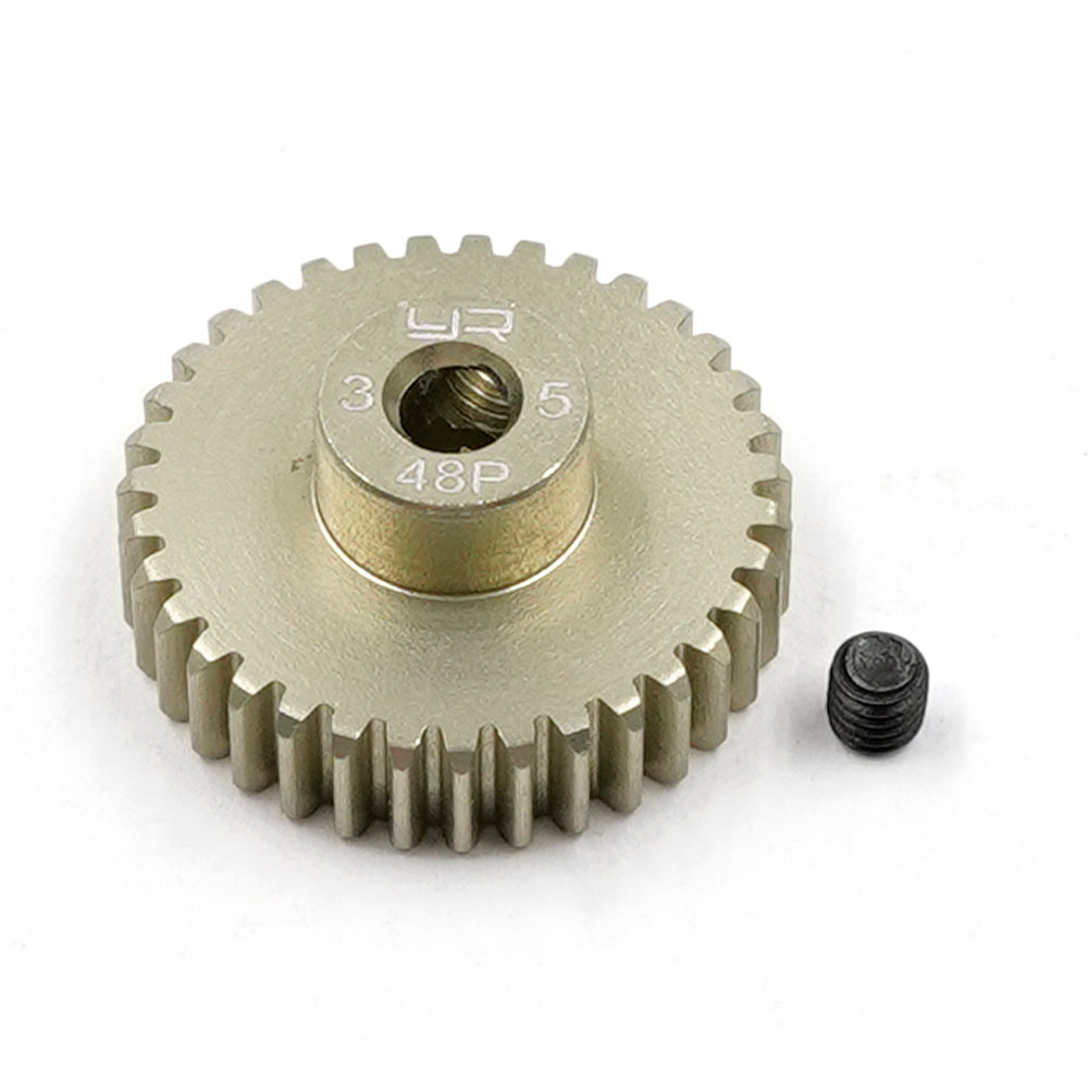 Pinion Gear 48P 35T Aluminum 7075 Hard Coated - Yeah Racing