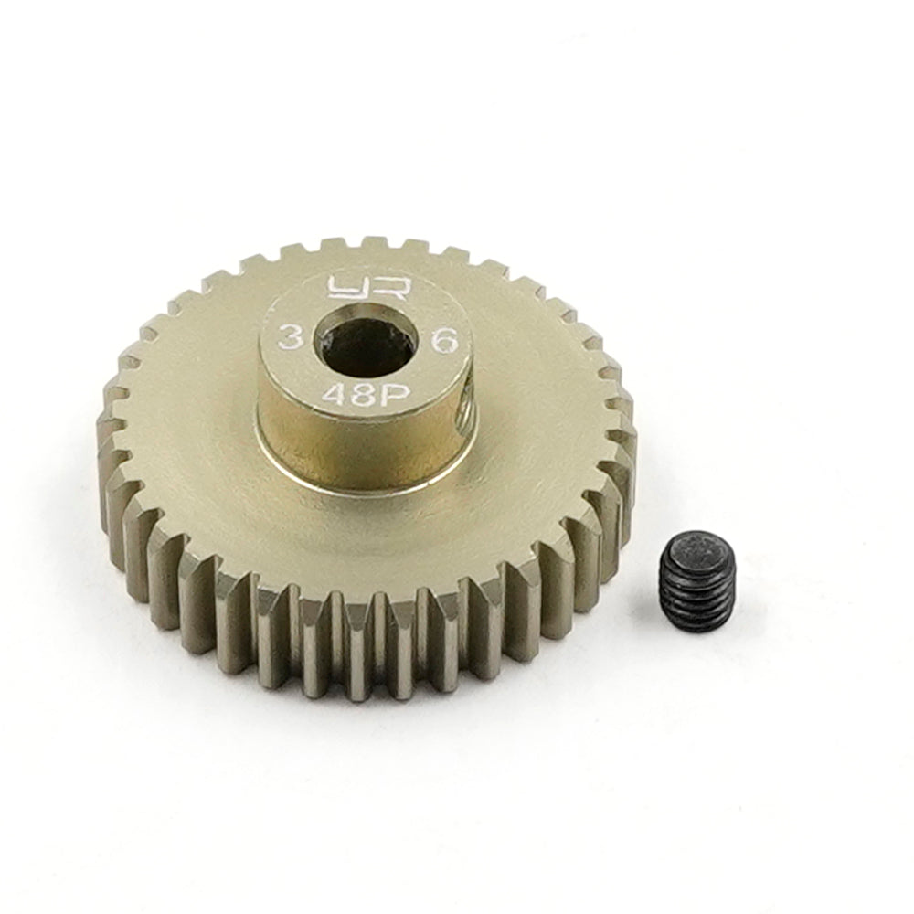 Pinion Gear 48P 36T Aluminum 7075 Hard Coated - Yeah Racing