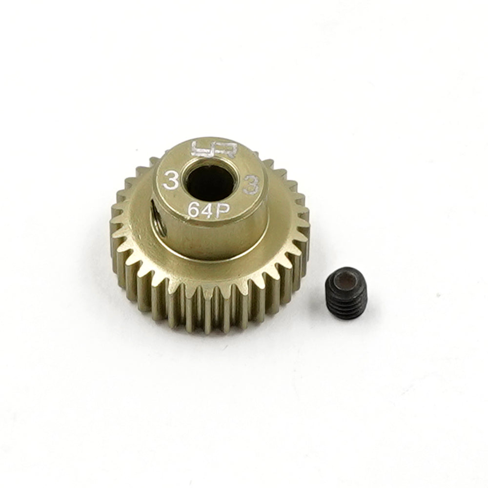 Pinion Gear 64P 33T Aluminum 7075 Hard Coated - Yeah Racing