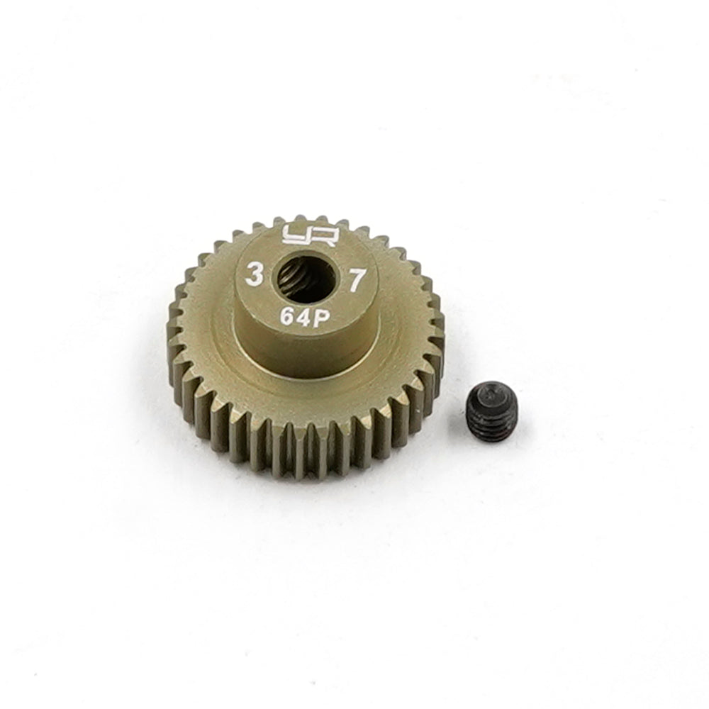 Pinion Gear 64P 37T Aluminum 7075 Hard Coated - Yeah Racing