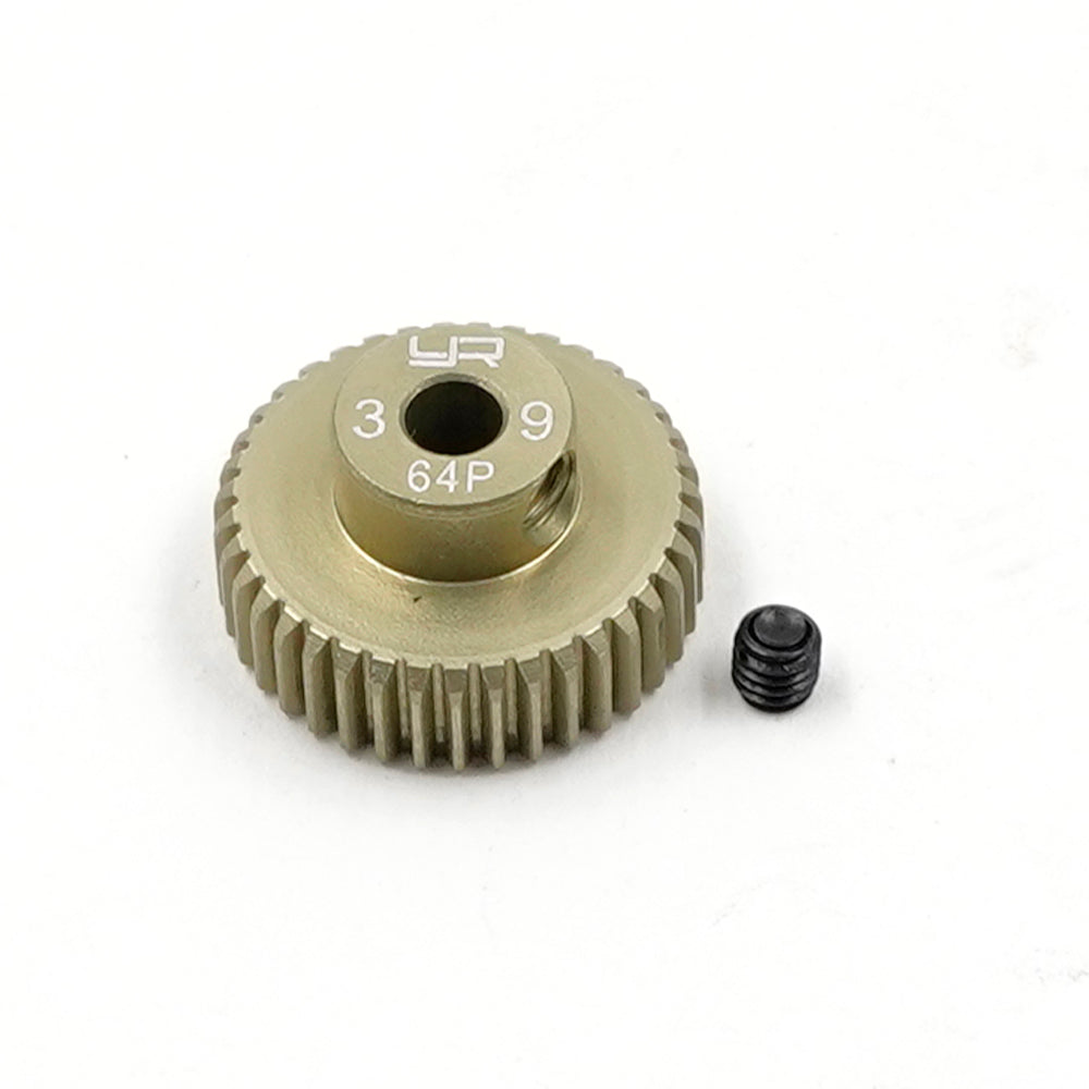 Pinion Gear 64P 39T Aluminum 7075 Hard Coated - Yeah Racing