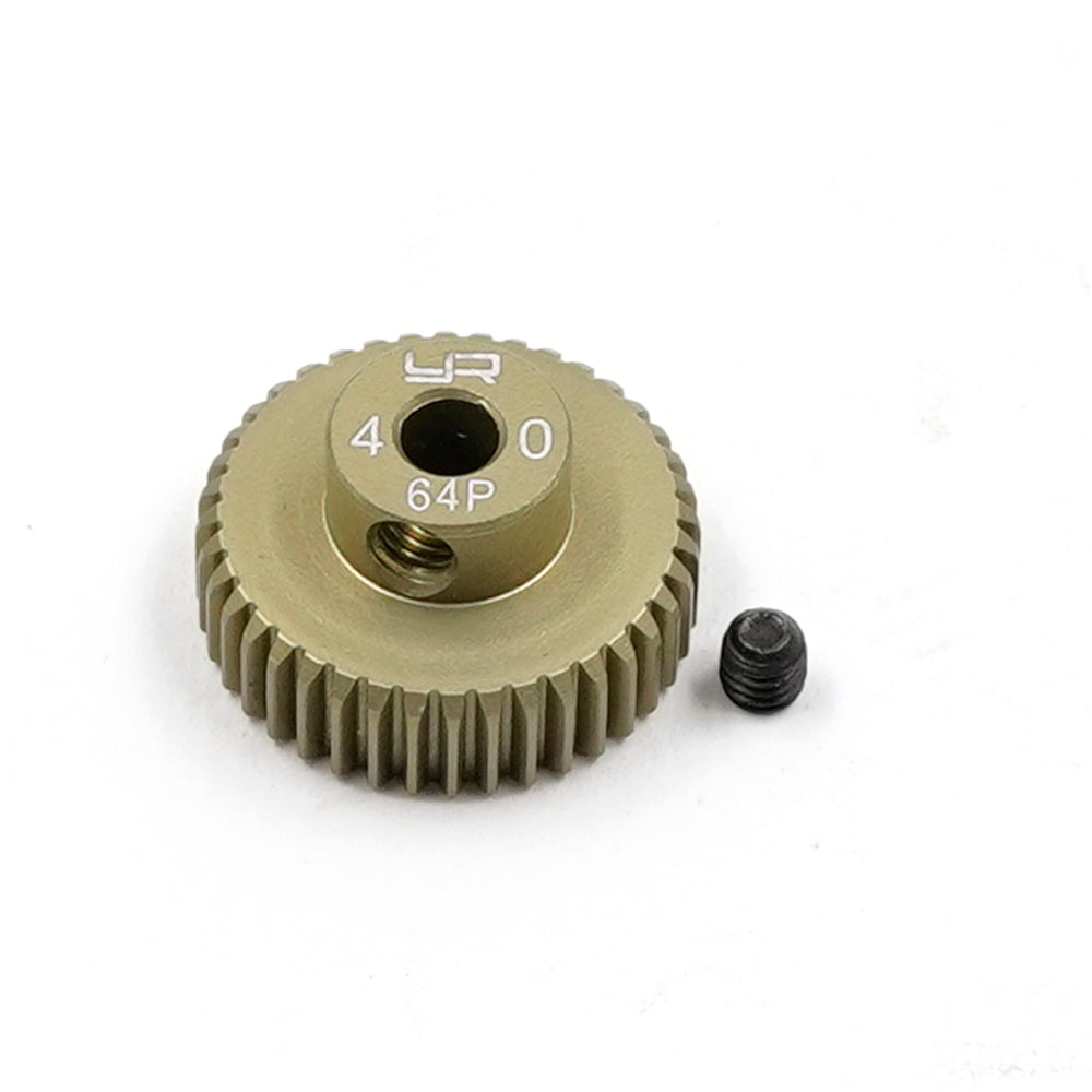 Pinion Gear 64P 40T Aluminum 7075 Hard Coated - Yeah Racing