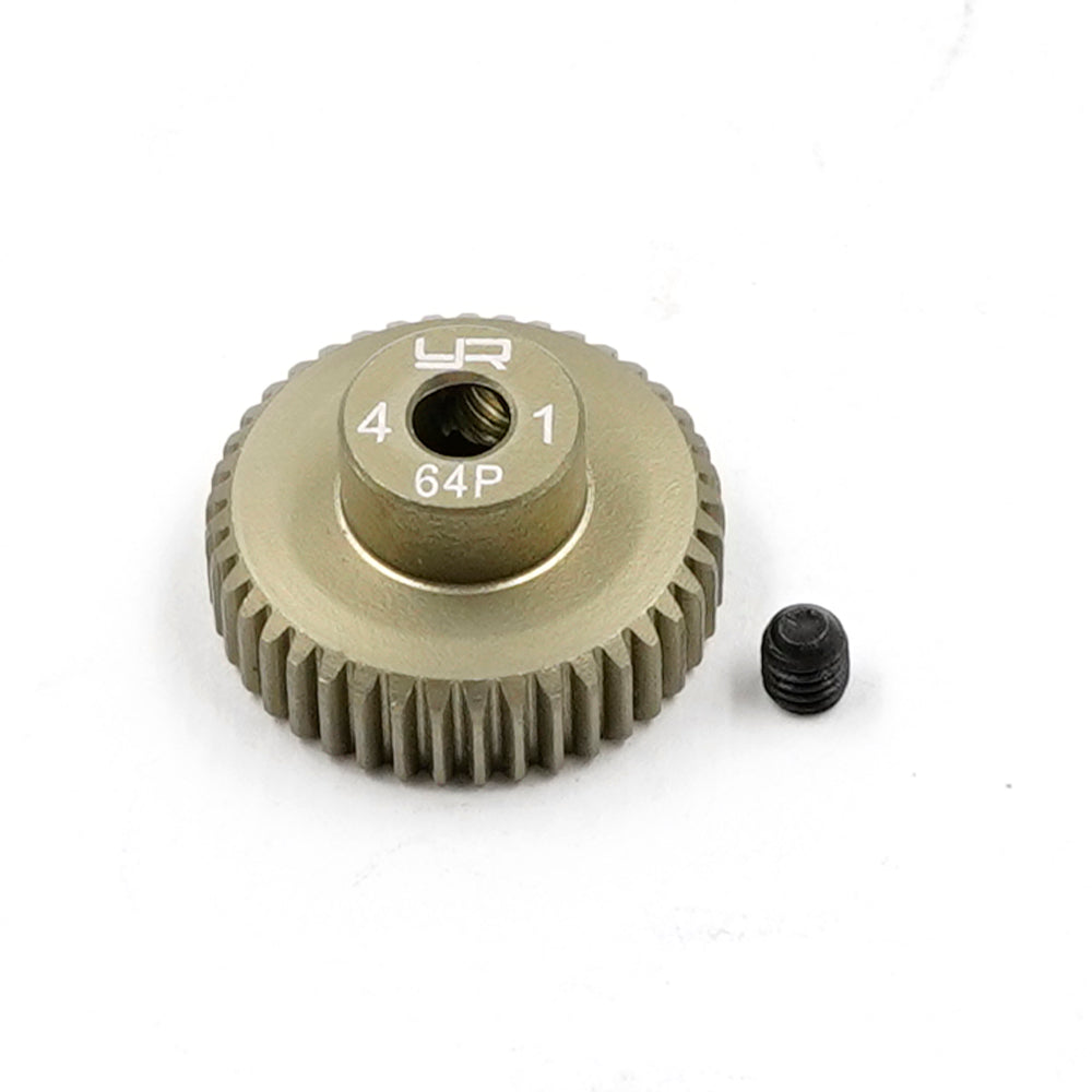 Pinion Gear 64P 41T Aluminum 7075 Hard Coated - Yeah Racing