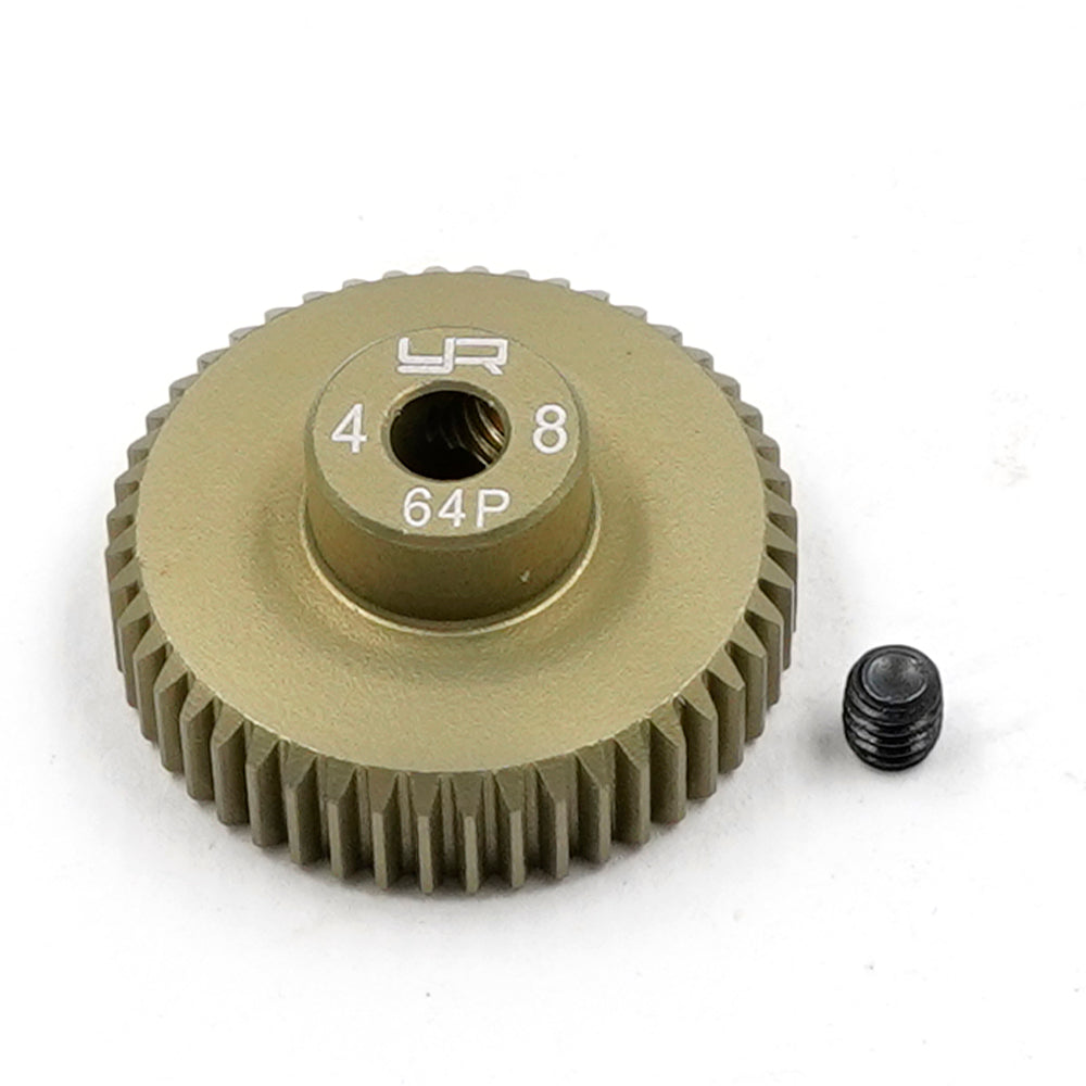 Pinion Gear 64P 48T Aluminum 7075 Hard Coated - Yeah Racing