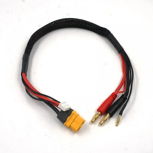 Yeah Racing XT60 Charge Cable w/ 4mm Plugs 35cm