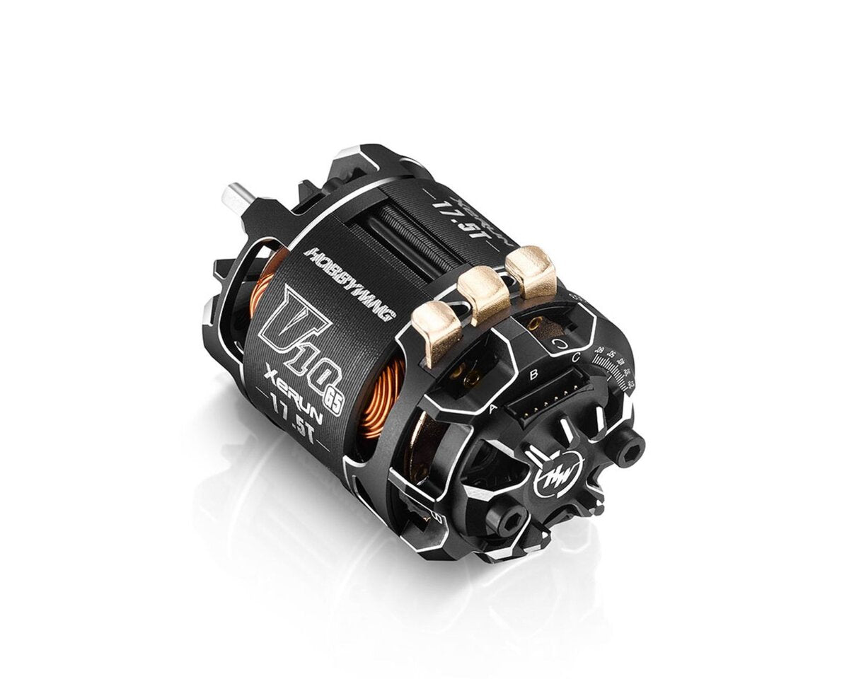 Hobbywing 30401764 XeRun V10 G5 Black Torque 17.5T Sensored Brushless Motor
