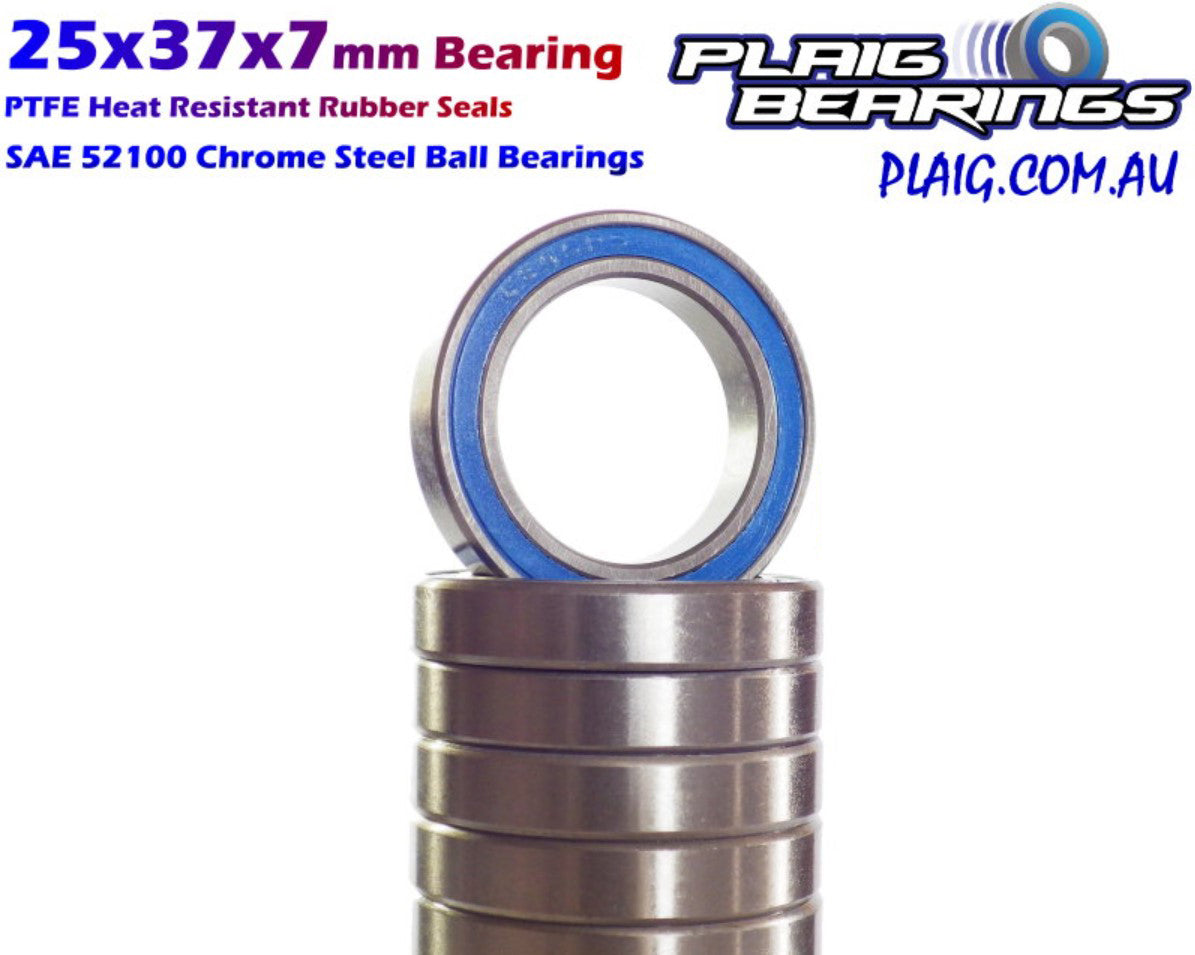 Plaig: 25x37x7mm Bearing - Rubber Seals - 6805-2RS