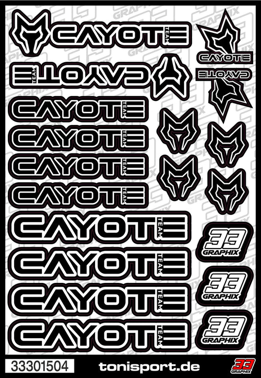 Cayote Sticker Sheet by 33Graphix DIN A5