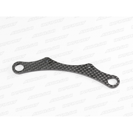 CARBON GRAPHITE FRONT BODY MOUNT PLATE (for LONG POST)