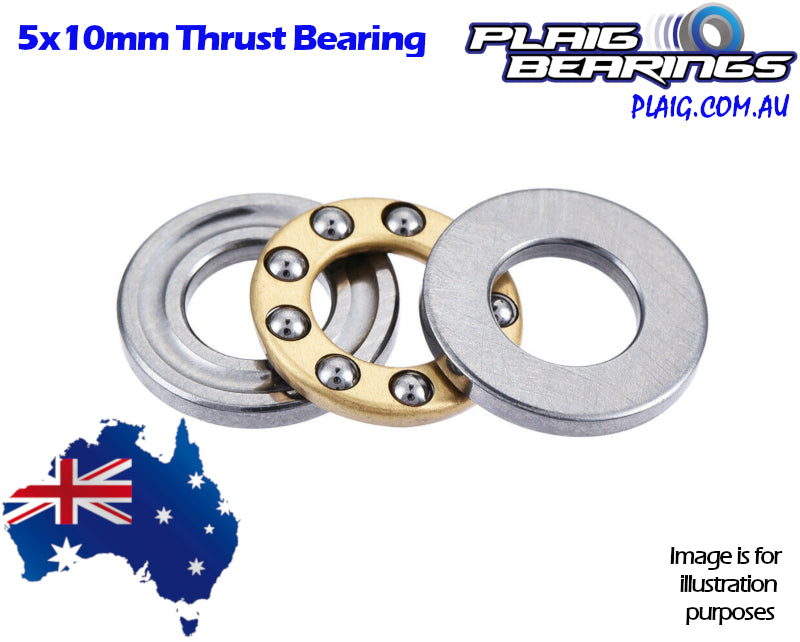 Plaig: 5x10mm Thrust Bearing (F5-10M)