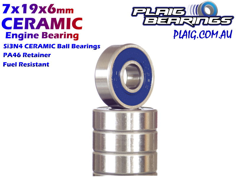 Plaig: 7x19x6mm Nitro Engine Ceramic Front Bearing MX Speed Series - MR607EC-2RS