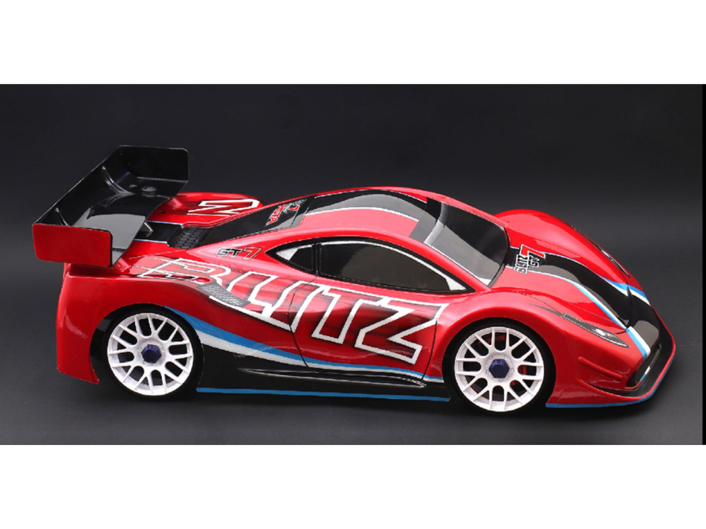 Blitz GT7 Pista 1/8th On-Road GT Body-Shell 0.7mm with Wing Type S
