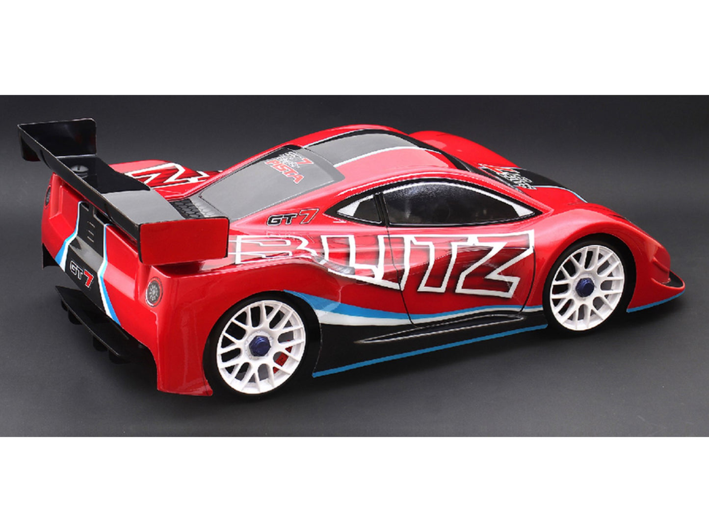 Blitz GT7 Pista 1/8th On-Road GT Body-Shell 0.7mm with Wing Type S