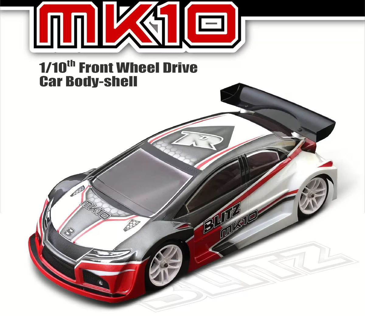 BLITZ MK10 FWD 190mm (0.7 mm) Hatchback Clear Body