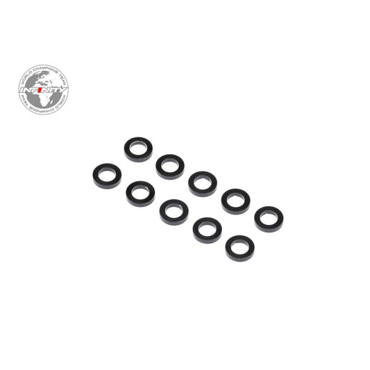 ALUMINUM WASHER 3x5x1.0mm (Black/10pcs)