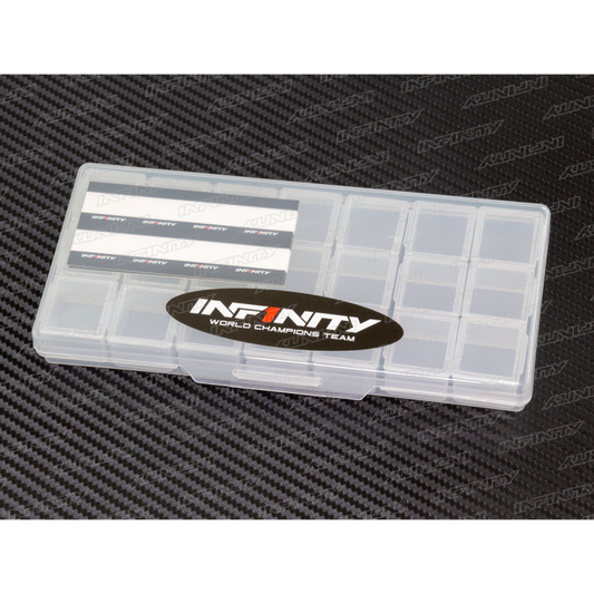INFINITY SMALL PLASTIC PARTS CASE (3compartments/7pcs)