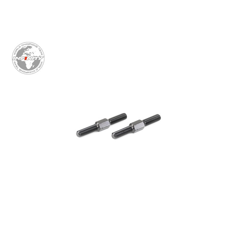 ALU TURNBUCKLE M3x25mm (Black/2pcs)