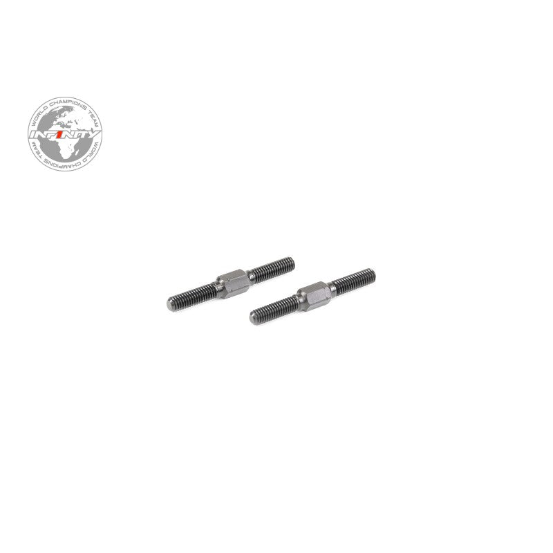 ALU TURNBUCKLE M3x27mm (Black/2pcs)
