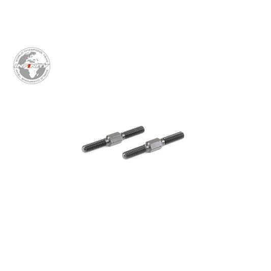 ALU TURNBUCKLE M3x27mm (Black/2pcs)
