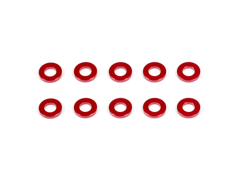 Infinity Aluminum Washer 3x6x1.0mm (Red/10pcs)