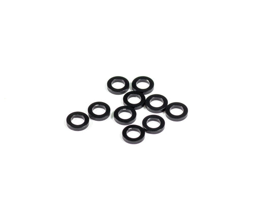 RIDE HEIGHT ADJUST ALUMINUM WASHER 1.0mm (Black/10pcs)