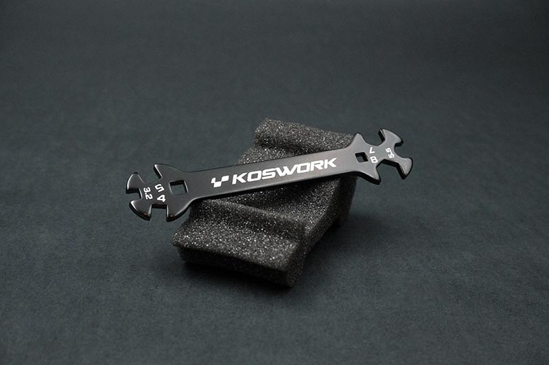 Koswork Turnbuckle Wrench (3.2, 4, 5, 5.5, 7 & 8mm)