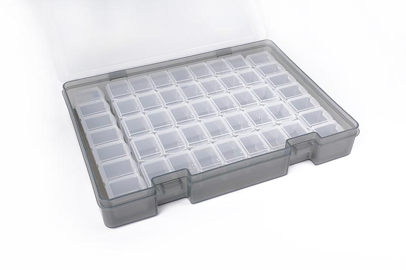 Koswork 7x7 Parts Box 245x175x38mm (49 compartments, 7 each row)