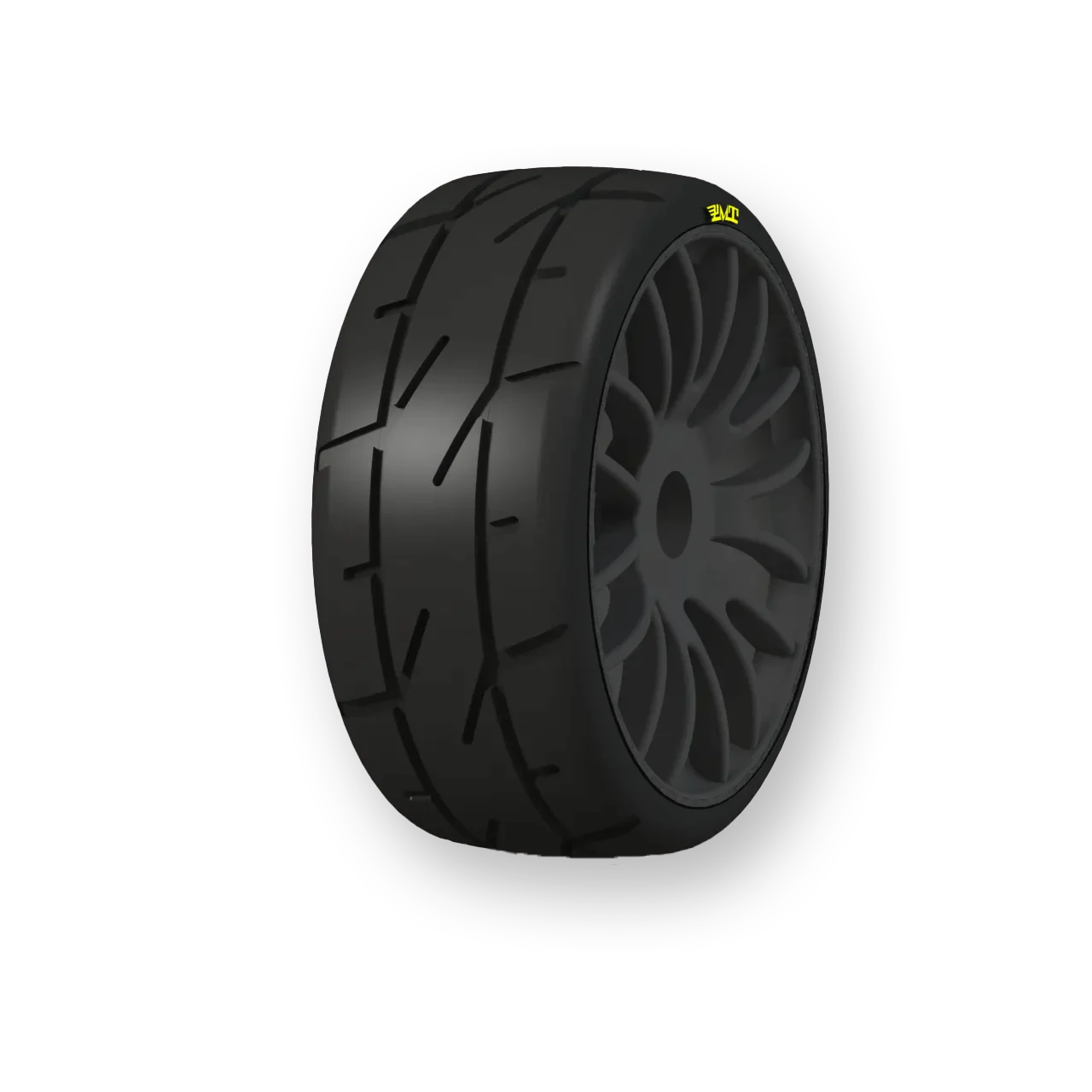 PMT: 1/8 Medium Q05 GT Rally Tyres - 1 Pair (Black)