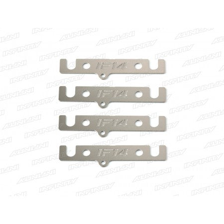 Infinity Lower Suspension Block Spacer 0.4mm (SUS/4pcs)